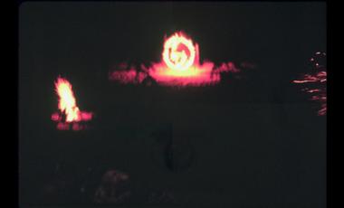 2.fire sculpture on white mud creek